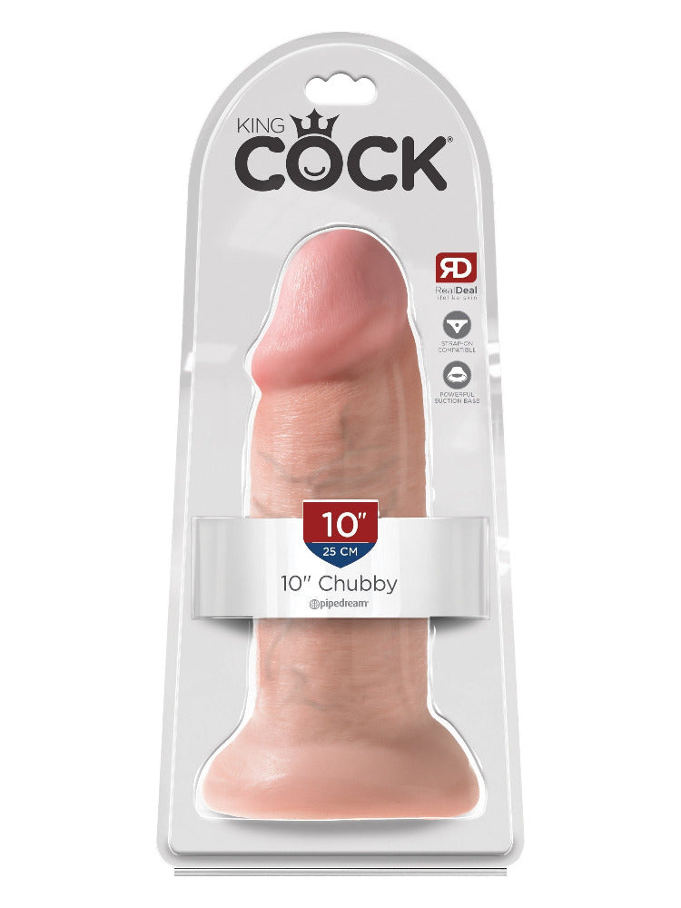 King Cock Chubby Realistic Dildo Dildos Pipedream Products Light 
