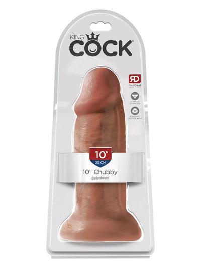 King Cock Chubby Realistic Dildo Dildos Pipedream Products Tan 