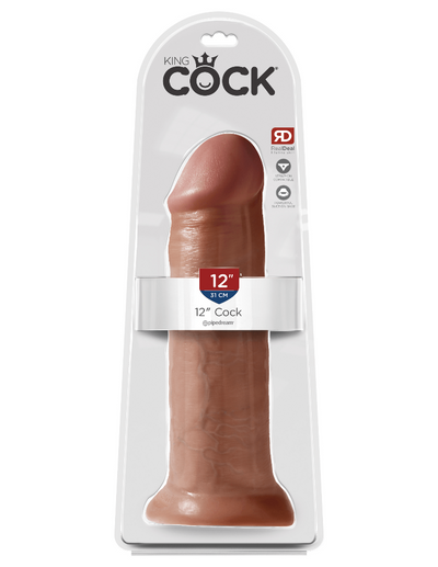 King Cock Real Deal Ultra-Realistic Dildo Dildos Pipedream Products Tan 12"