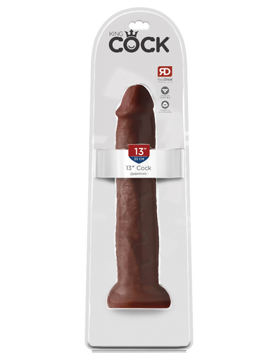 King Cock Real Deal Ultra-Realistic Dildo Dildos Pipedream Products Dark 13"
