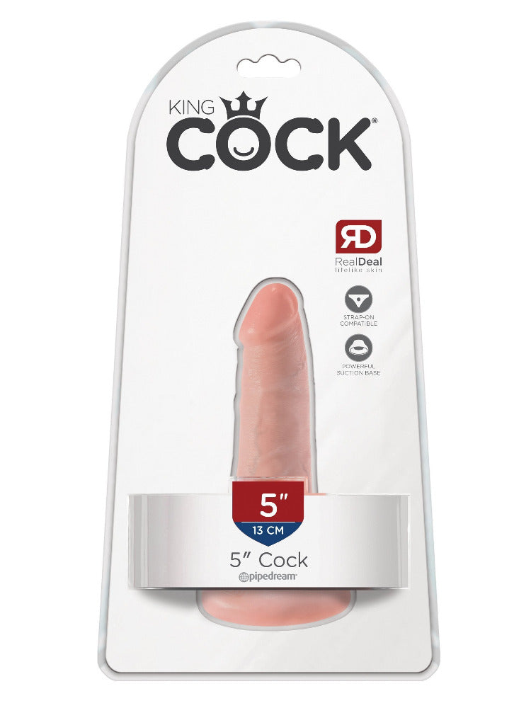 King Cock Real Deal Ultra-Realistic Dildo Dildos Pipedream Products Light 5"