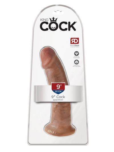 King Cock Real Deal Ultra-Realistic Dildo Dildos Pipedream Products Tan 9"