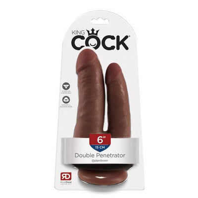King Cock Double Penetrator Realistic Dildo Dildos Pipedream Products Dark