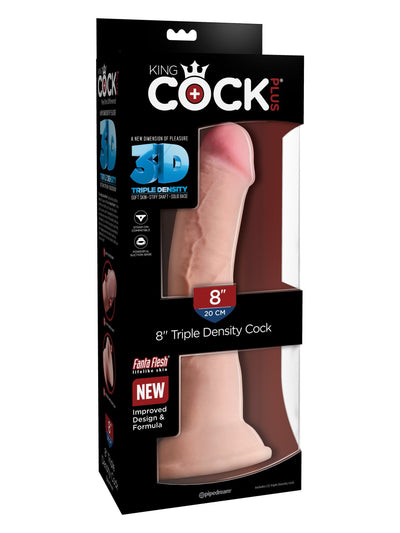 King Cock Plus Triple Density Dildo Dildos Pipedream Products 8"