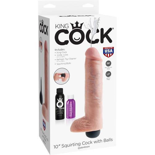 King Cock Squirting with Balls - Dildos