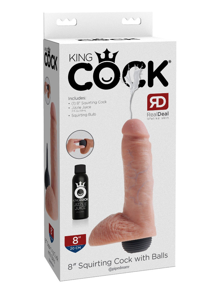 King Cock Squirting with Balls - Dildos