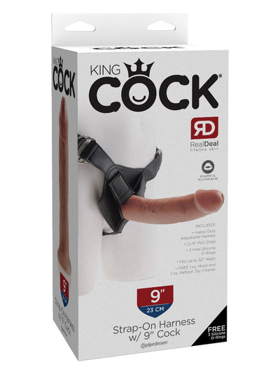 King Cock Strap-On Harness Set  More Toys Pipedream Products XLarge Tan