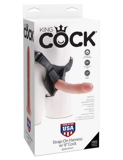 King Cock Strap-On Harness Set  More Toys Pipedream Products Large Light