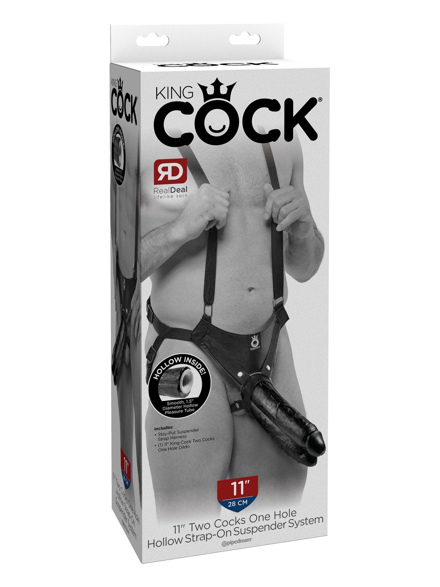 King Cock Two Cocks One Hole Hollow Harness More Toys Pipedream Products 
