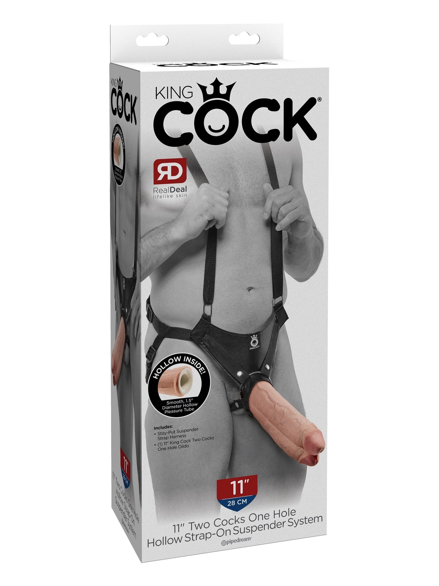 King Cock Two Cocks One Hole Hollow Harness More Toys Pipedream Products 