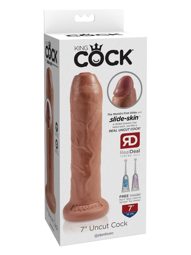King Cock Uncut Realistic Dildo Dildos Pipedream Products 