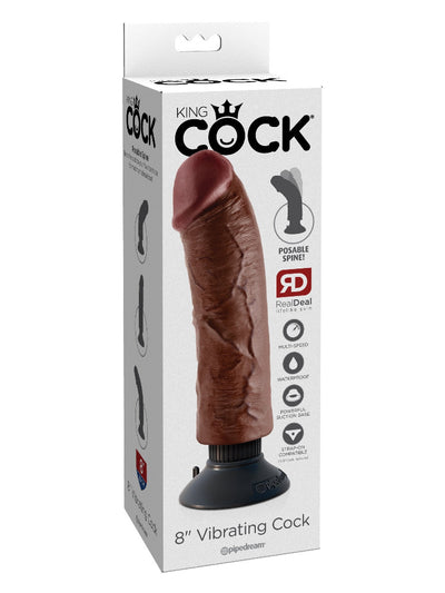 King Cock Vibrating Posable Cock Dildos Pipedream Products