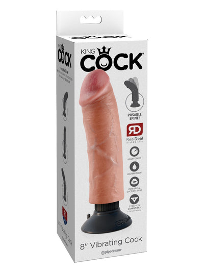 King Cock Vibrating Posable Cock Dildos Pipedream Products
