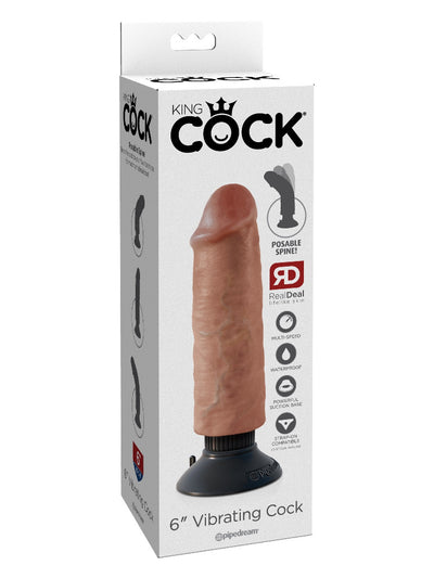King Cock Vibrating Posable Cock Dildos Pipedream Products