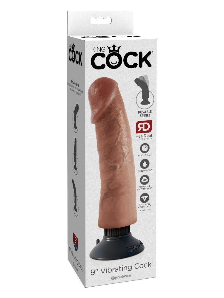 King Cock Vibrating Posable Cock Dildos Pipedream Products