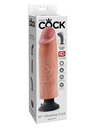 King Cock Vibrating Posable Cock Dildos Pipedream Products
