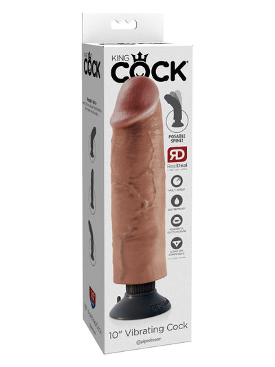 King Cock Vibrating Posable Cock Dildos Pipedream Products