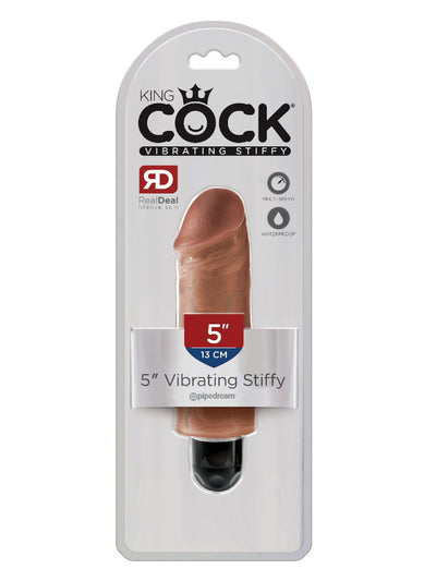 King Cock Vibrating Stiffy Life-Like Dildo Dildos Pipedream Products 5"-Xsmall