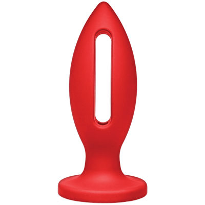 KINK Water Works Lube Luge Butt Plug Anal Toys Doc Johnson Red Large