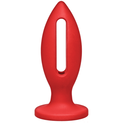 KINK Water Works Lube Luge Butt Plug Anal Toys Doc Johnson Red Small