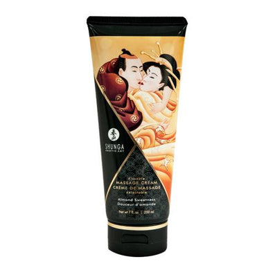 Delectable Creamy Kissable Massage Cream Lubes and Massage Shunga 7 oz Almond Sweetness