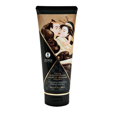 Delectable Creamy Kissable Massage Cream Lubes and Massage Shunga 7 oz Intoxicating Chocolate