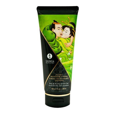 Delectable Creamy Kissable Massage Cream Lubes and Massage Shunga 7 oz Pear & Exotic Green Tea