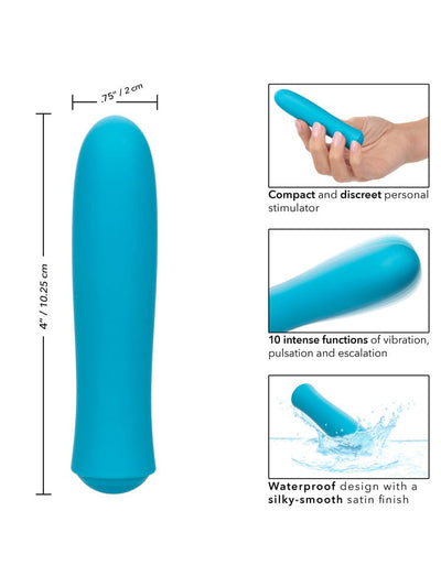 Kyst T.C.B Rechargeable Mini Massager Vibrators CalExotics Blue