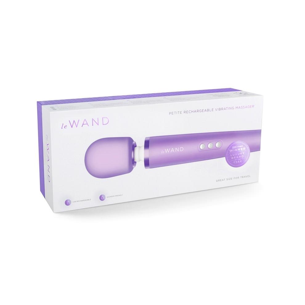 LE Wand Petite Rechargeable Wand Massager Vibrators Le-Wand Purple