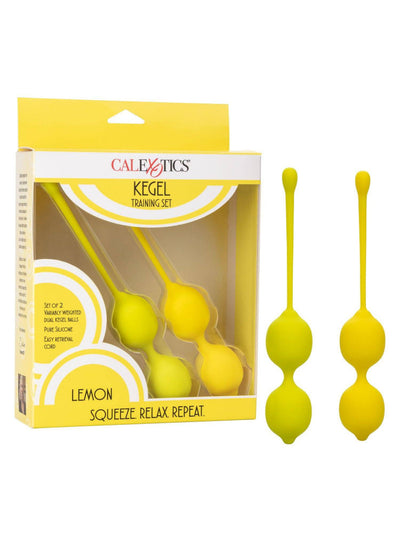 Lemon Silicone Kegel Training Kit More Toys California Exotics Novelties 
