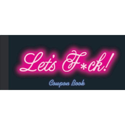 Let’s Fuck! The Couple’s XXX Coupon Book Novelties and Games Kheper Games Black/Pink