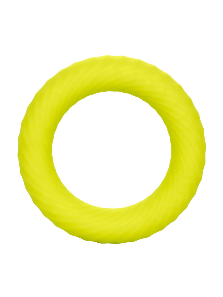 Link Up Ultra-Soft Edge Penis Enhancer Ring More Toys CalExotics Yellow