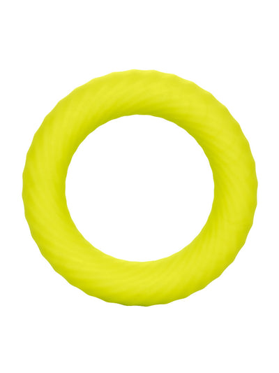 Link Up Ultra-Soft Edge Penis Enhancer Ring More Toys CalExotics Yellow