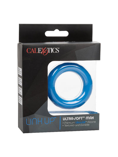 Link Up Ultra-Soft Max Penis Enhancer Ring More Toys CalExotics Blue