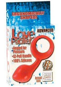 Love Pacifier Advanced Silicone Anal Probe Anal Toys CalExotics Red