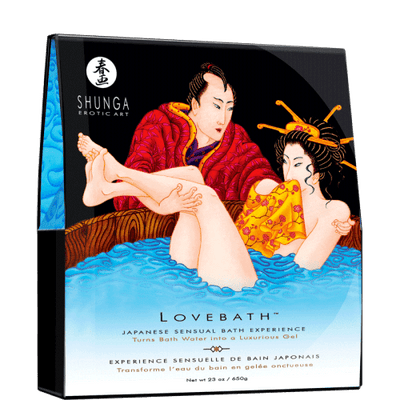 LoveBath Japanese Sensual Bath Gel Lubes and Massage Shunga 23 oz Ocean of Temptations 