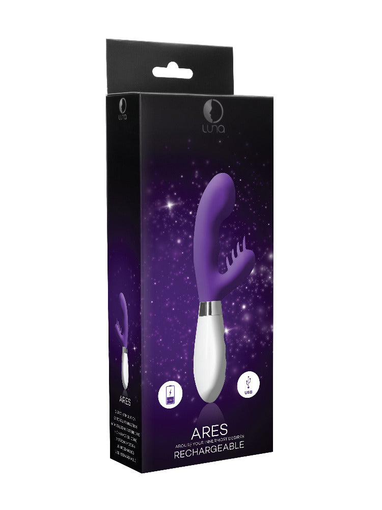 Luna: Ares Silicone G-Spot Rabbit Vibrator Vibrators Shots America 