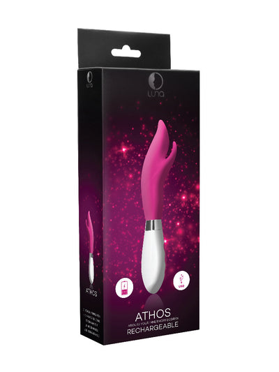 Luna: Athos Rechargeable Rabbit Vibrator Vibrators Shots America Pink