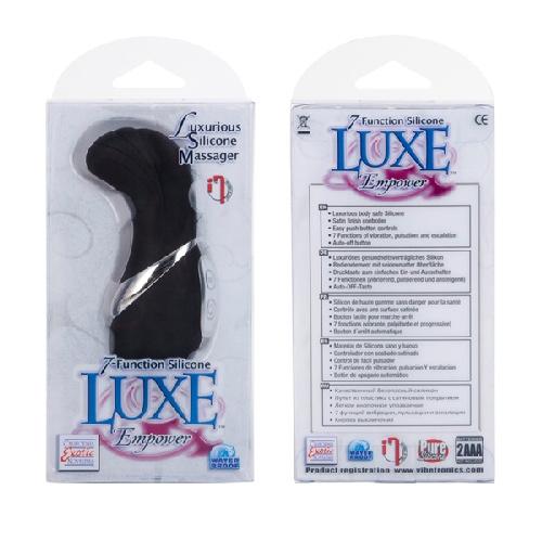 Luxe Empower Waterproof Massager Vibrators CalExotics Black