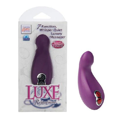 Luxe Rejuvenate Waterproof Massager Vibrators CalExotics Purple