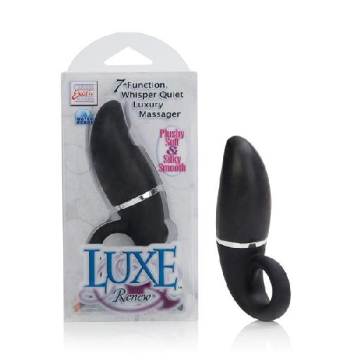 Luxe Renew Waterproof Personal Massager Vibrators California Exotic Novelties Black