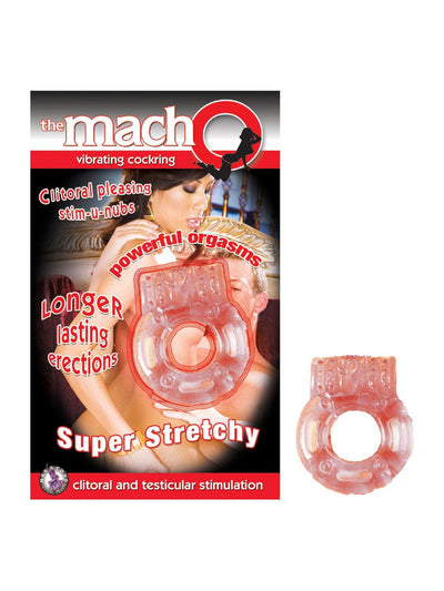 The MachO Vibrating Cock Ring More Toys Nasstoys Orange