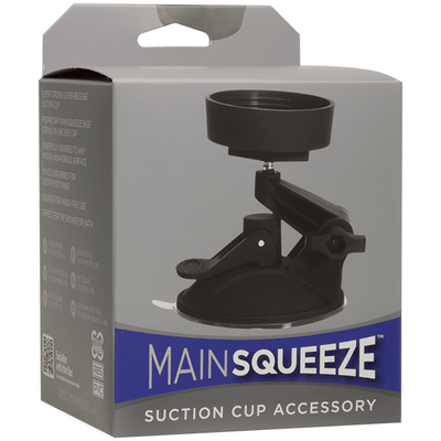 Main Squeeze Strokers Suction Cup Accessory Masturbators Doc Johnson Black