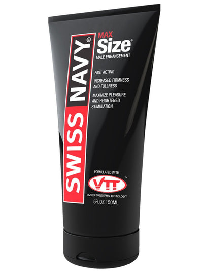 Max Size Penile Enhancement Cream Sexual Enhancers Swiss Navy 5 oz 