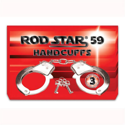Metal Adjustable Handcuffs Bondage & Fetish HC Products Silver