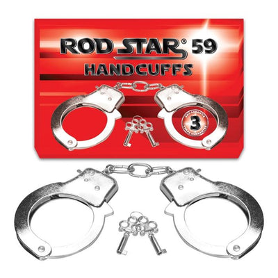 Metal Adjustable Handcuffs Bondage & Fetish HC Products Silver