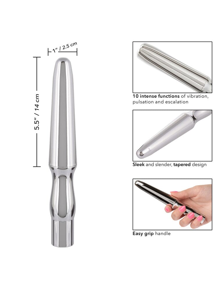 Metallic Vibrating Rechargeable Anal Probe Metallic Vibrating Rechargeable Anal Probe