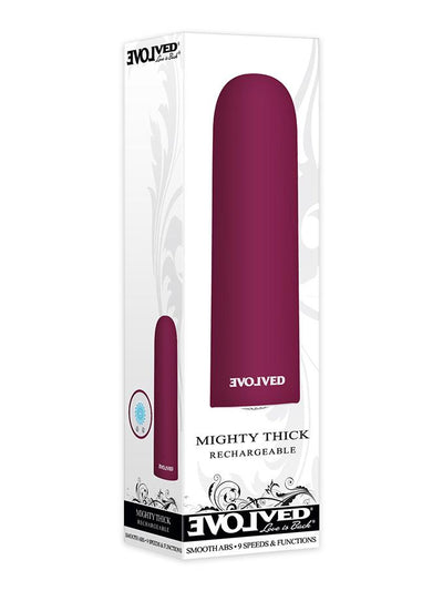 Mighty Thick Rechargeable Bullet Vibrator Vibrators Evolved Novelties 