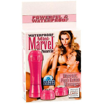 Mini Marvel Pleasure Set Pocket Rocket Kit Vibrators California Exotic Novelties Pink