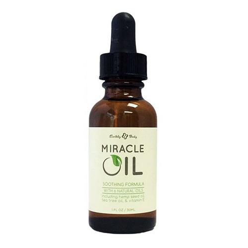 Miracle Oil Infused with Hemp Seed Lubes and Massage Earthly Body 1 oz.